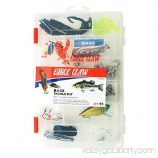 Eagle Claw Bass Tackle Kit with Utility Box 550380631